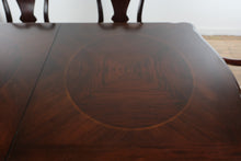 Load image into Gallery viewer, Ashley Millennium Mahogany Double Pedestal Dining Table Set with 7 Chairs and Leaf