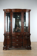 Load image into Gallery viewer, Ashley Millennium Collection Mahogany China Cabinet Curio Display Hutch D517-81