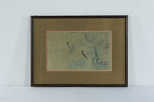 Load image into Gallery viewer, Vintage Emperor Huizong Finches and Bamboo Chinese Art Print 28 x 21