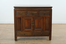 Load image into Gallery viewer, Rustic Asian Buffet Cabinet with Lower Drawers