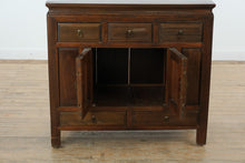 Load image into Gallery viewer, Rustic Asian Buffet Cabinet with Lower Drawers