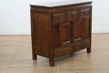 Load image into Gallery viewer, Rustic Asian Buffet Cabinet with Lower Drawers