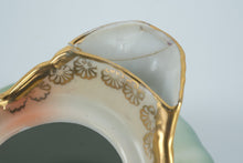 Load image into Gallery viewer, Antique Victoria Austria Porcelain Teapot – Hand-Painted Romantic Scene, Gold Gilt Trim