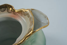 Load image into Gallery viewer, Antique Victoria Austria Porcelain Teapot – Hand-Painted Romantic Scene, Gold Gilt Trim