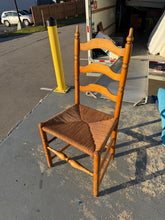 Load image into Gallery viewer, Lynn Farm Ladder-Back Chair with Rush Seat