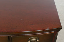 Load image into Gallery viewer, Traditional Bow Front Bachelor's Chest – Mahogany Finish – 6 Drawers