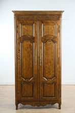 Load image into Gallery viewer, Baker Furniture Solid Oak French Country Armoire Cabinet