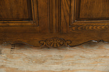 Load image into Gallery viewer, Baker Furniture Solid Oak French Country Armoire Cabinet