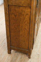 Load image into Gallery viewer, Baker Furniture Solid Oak French Country Armoire Cabinet