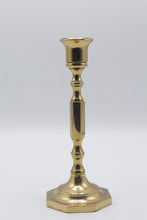 Load image into Gallery viewer, Baldwin Style Solid Brass 7 Inch Candlestick Octagon Base Taper Holder
