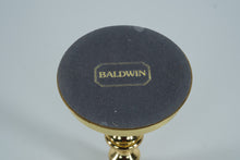 Load image into Gallery viewer, Baldwin Solid Brass Candle Holder – 4.25" x 6" Classic Polished Brass Candlestick