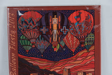 Load image into Gallery viewer, Painted Southwestern Tile Albuquerque Balloon Fiesta 2013 Hot Air Balloon Art 8 x 10