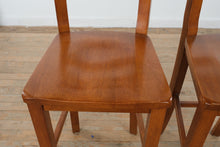 Load image into Gallery viewer, Solid Wood Bar Height Bar Stools Set of 2 30.5 Inch Seat