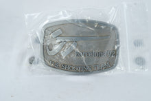 Load image into Gallery viewer, 1992 Barcelona Olympics U.S. Shooting Team Belt Buckle – Official Commemorative Pewter