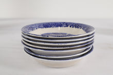 Load image into Gallery viewer, Set of 7 Blue Willow Dessert Dish made by Barker Bros