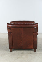 Load image into Gallery viewer, Bassett 3623-12LS Top-Grain Leather Club Chair with Nailhead Trim