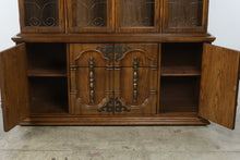Load image into Gallery viewer, Vintage Bassett Castilian Collection Mediterranean China Cabinet and Buffet