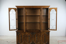 Load image into Gallery viewer, Vintage Bassett Castilian Collection Mediterranean China Cabinet and Buffet