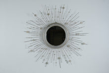 Load image into Gallery viewer, Bassett Mirror Co. Silver Starburst Wall Mirror – 48” Round