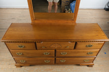 Load image into Gallery viewer, Spindle Forest Oak 7-Drawer Dresser - Bassett