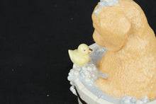 Load image into Gallery viewer, Lenox Bath Time Buddies Puppy Figurine With Duck in Tub Porcelain Dog 4"