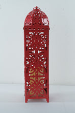 Load image into Gallery viewer, Cynthia Rowley LED Candle Lantern Red