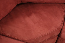 Load image into Gallery viewer, Bauhaus Microfiber Sectional Sofa Rust Red Modular Sofa with Ottoman