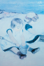 Load image into Gallery viewer, Mary Cassatt “Children Playing on the Beach” Framed Print – 32" x 38"