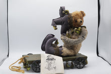 Load image into Gallery viewer, Bear Works Christina Wermmit Pauk Artist Teddy Bear Jester Pull Cart 1993