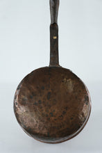 Load image into Gallery viewer, Antique European Copper Bed Warmer with Wooden Handle – Hand-Hammered Hearth Warming Pan
