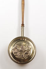 Load image into Gallery viewer, Vintage PEERAGE England Brass & Copper Tavern Scene Bed Warmer