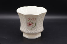 Load image into Gallery viewer, Belleek Country Trellis Cache Pot 2104 Fine Parian China Ireland