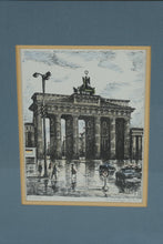 Load image into Gallery viewer, E. Kirschstein Signed Berlin Landmark Prints – Framed Trio Featuring Brandenburg Gate, Gedächtniskirche & Siegessäule