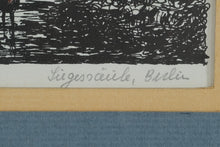 Load image into Gallery viewer, E. Kirschstein Signed Berlin Landmark Prints – Framed Trio Featuring Brandenburg Gate, Gedächtniskirche & Siegessäule