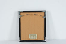 Load image into Gallery viewer, Vintage Folk Art Bird Pyrography on Hide Framed 11 x 10