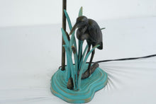 Load image into Gallery viewer, Vintage Heron Table Lamp Coastal Bird Wildlife Accent Lamp Working