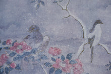 Load image into Gallery viewer, “Birds and Camellia in Snow” Framed Asian Art Print – Metallic Gold Highlights, Carriage House Interiors