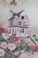 Load image into Gallery viewer, "Victorian Birdhouse Garden" – Signed & Numbered Lena Liu Print in Ornate Gold Frame