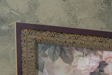 Load image into Gallery viewer, "Victorian Birdhouse Garden" – Signed & Numbered Lena Liu Print in Ornate Gold Frame