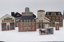 Load image into Gallery viewer, Vintage Cats Meow Village Wooden Buildings Lot 8 1980s 1990s