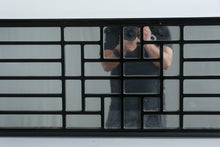 Load image into Gallery viewer, Black Geometric Mirror – 48" x 15"