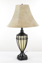 Load image into Gallery viewer, Black Metal Lamp - Bottom Section Lights Up