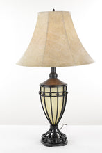 Load image into Gallery viewer, Black Metal Lamp - Bottom Section Lights Up