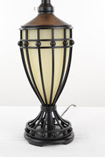 Load image into Gallery viewer, Black Metal Lamp - Bottom Section Lights Up