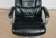 Load image into Gallery viewer, High Back Executive Office Chair Black Faux Leather Swivel Rolling Chair