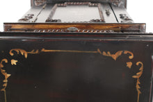 Load image into Gallery viewer, Black Side Table with Lower Rose Cabinet - Ultimate Accents
