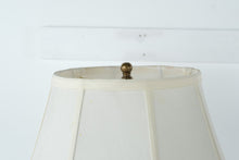 Load image into Gallery viewer, Pair of Pineapple Brass & Black Table Lamps – 30" Tall Classic Elegance with Pleated Shades