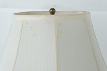 Load image into Gallery viewer, Pair of Pineapple Brass & Black Table Lamps – 30" Tall Classic Elegance with Pleated Shades
