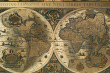 Load image into Gallery viewer, Blaeu Nova Totius Terrarum Sive Novi Orbis Tabula Wall Map Reproduction