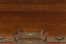 Load image into Gallery viewer, Traditional Solid Cherry Block Front Nightstand with Nine Drawers